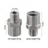 Bicycle Pedal Adapter Pair Designed for 9/16 Inch and 1/2 Inch Compatibility