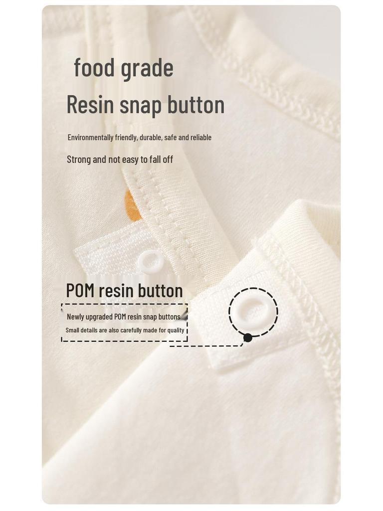 Herbst-Winter Reiner Baumwolle Neugeborenen Halbrücken Babykleidung, Nahtloses Design | Anyang Baby- und Kinderbekleidung