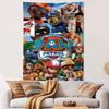PAW Patrol Cartoon Character Collage Patterned Tapestry Home Decor, Suitable for Bedroom and Living Room, Gift