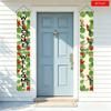 2D Flat, 2D Door Banner 2D Flat, 2D Door Banner 2D Flat Banner, 2pcs Hawaiian Tropical Parrot "WELCOME" Door Curtain Front Door Entrance Porch Hanging
