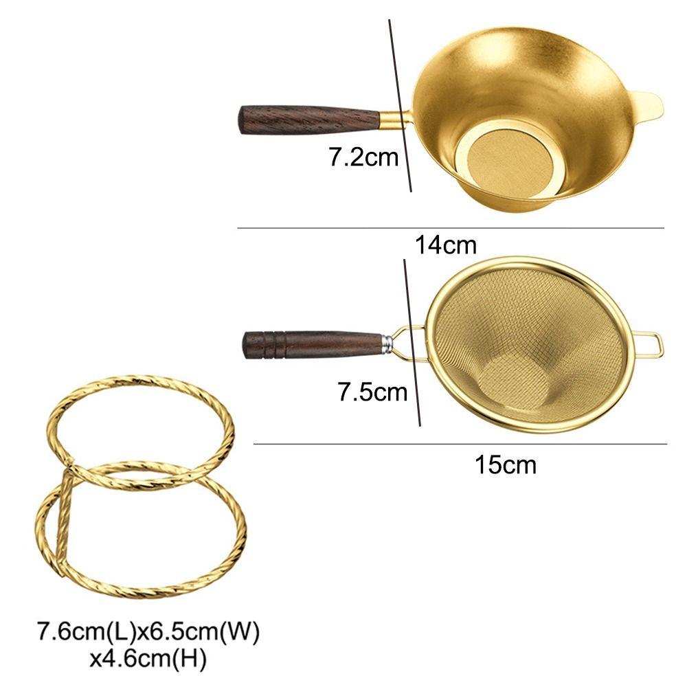 Stainless Steel Tea Strainer Very Fine Mesh Fine Mesh Strainer New Food Sifters for Kitchen