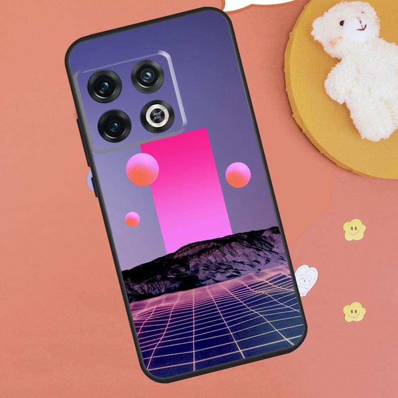 Vaporwave Aesthetic Trippy Case For OnePlus 15 10T 10R 12R 13R 13T 11 12 13 OnePlus Nord 5 CE 2 3 4 Lite N20 N30 Funda