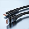 Fast 10A Charging Cable with Type C Interfaces for Efficient Data Sync and Power Delivery