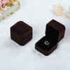 1Pc Showcase Gift Case Wedding Storage Organizer Jewelry Earring Velvet Ring Boxes Flocking