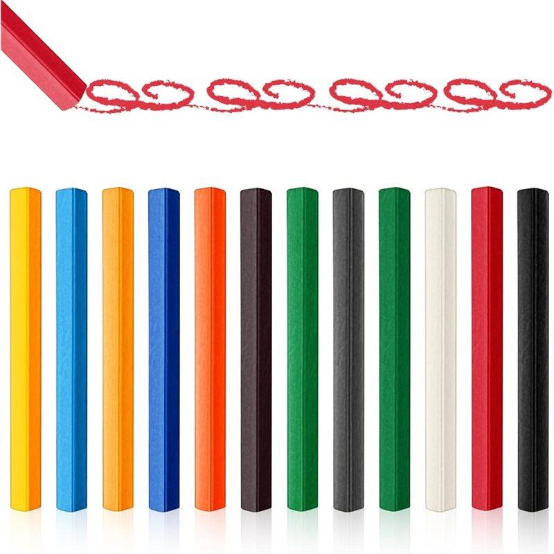 

For Artist Art For Decorations 12 Colors Underglaze Crayon Set For Ceramics Pottery, Colored Underglaze Crayon