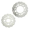 Mr Quick brand HONDA CT125 Hunter Cub JA55 JA65 220mm Rear Wave Disc Set Silver Front/190mm