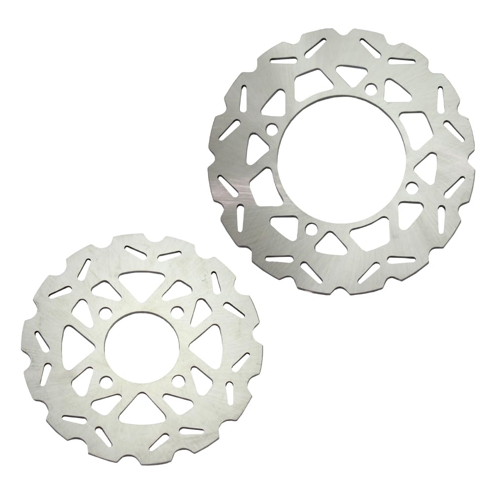 Mr Quick brand HONDA CT125 Hunter Cub JA55 JA65 220mm Rear Wave Disc Set Silver Front/190mm