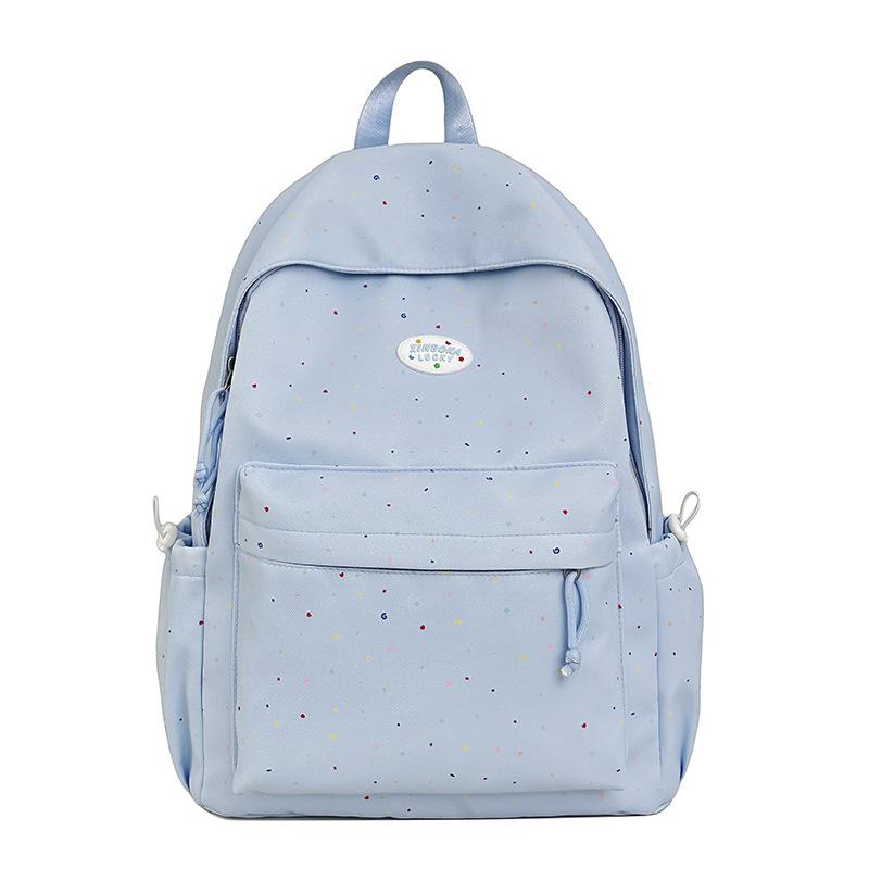 Zaino coreano nuovo piccolo fresco pois zaino femminile studenti delle scuole medie ins versatile grande capacità zaino stile campus