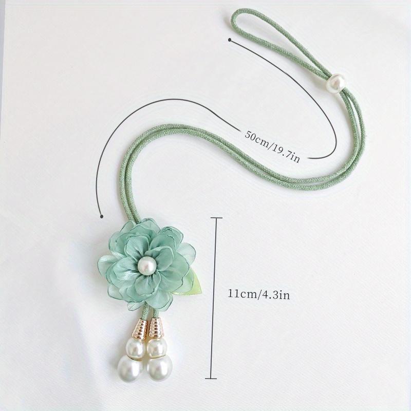2pcs Elegant Curtain Tiebacks - Adjustable Window Drapes Holders with Floral-like Design, for Living Room, Bedroom, Wedding, Party Decor