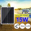 Tragbares 15W DC 18V/5V Dual-USB Solar-Powerbank-Panel Reise Auto Boot Ladegerät