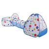 Kids Play Tents Pop Up Toddlers Playhouses with Crawl Tunnels Basketball Hoops for Indoor Outdoor Use