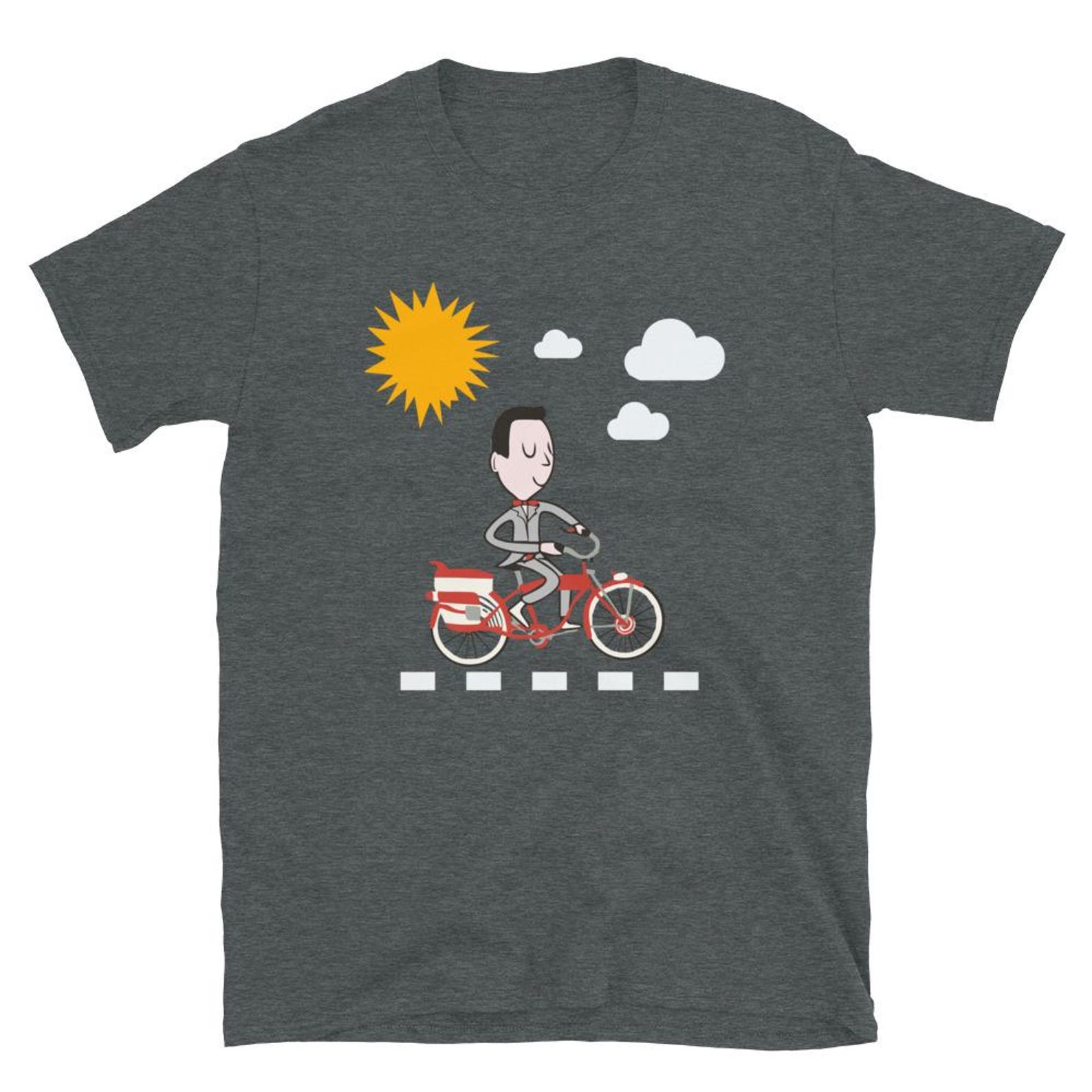 Pee Wee Herman Best Bike T Shirt Big Adventure Graphic tees S