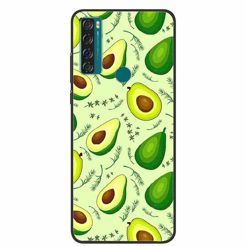 Case For TCL 20 SE Luxury Silicone TPU Soft Phone Cover For TCL 20 SE Case T671H 6.82" Funda Animal Capa Cute Shockproof Coque
