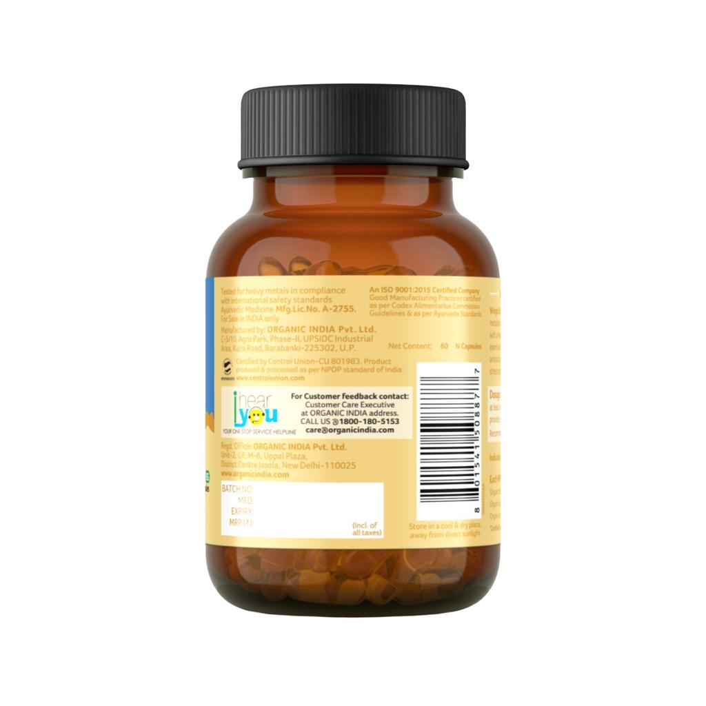 Waite Dengesi (60 kapak, 325 mg), Ağırlık Dengesi, Organik Hindistan