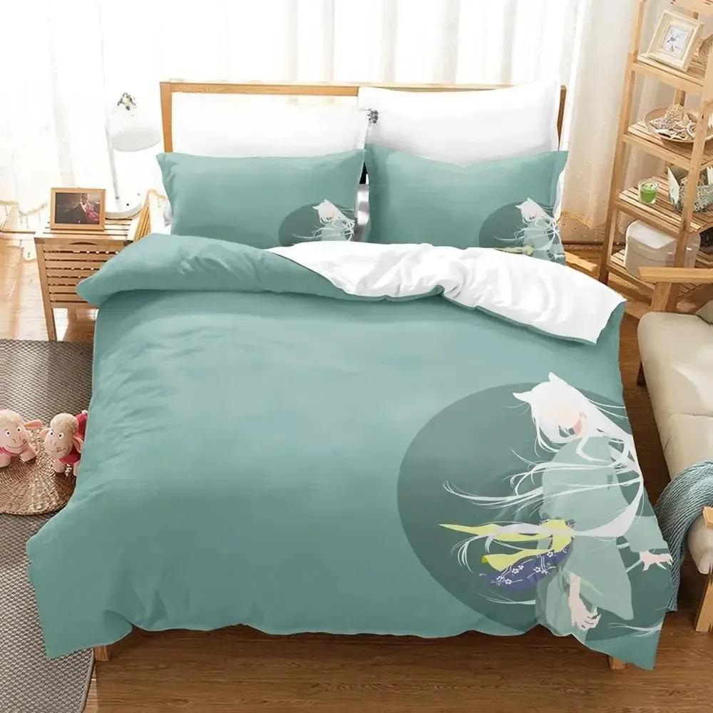 Kamisama Hajimemashita Tomoe Beding Set Bedrom Soft Modern Bedspreads Comefortable Children Kids Soft Duvet Cover Comfortable Quilt Cover And