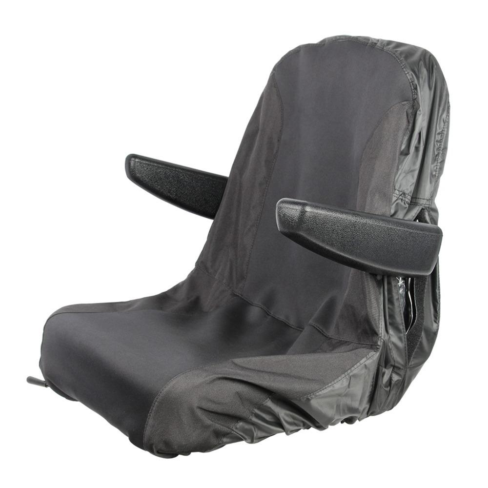 Universal Fit Waterproof Riding Lawn Mower Seat Cover with 2 Storage Pockets Lawn Mower Seat Cover Tractor Seat Cover Lawn Mower