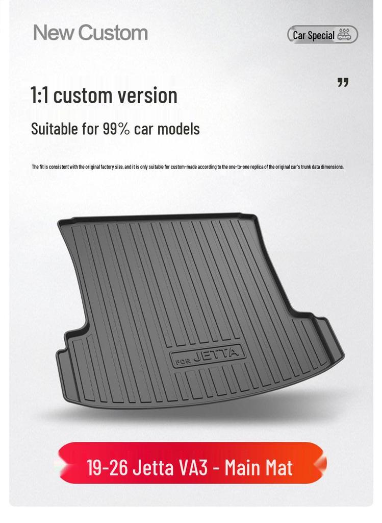 Volkswagen Jetta VA3 TPE Trunk Mat Car Interior Accessory