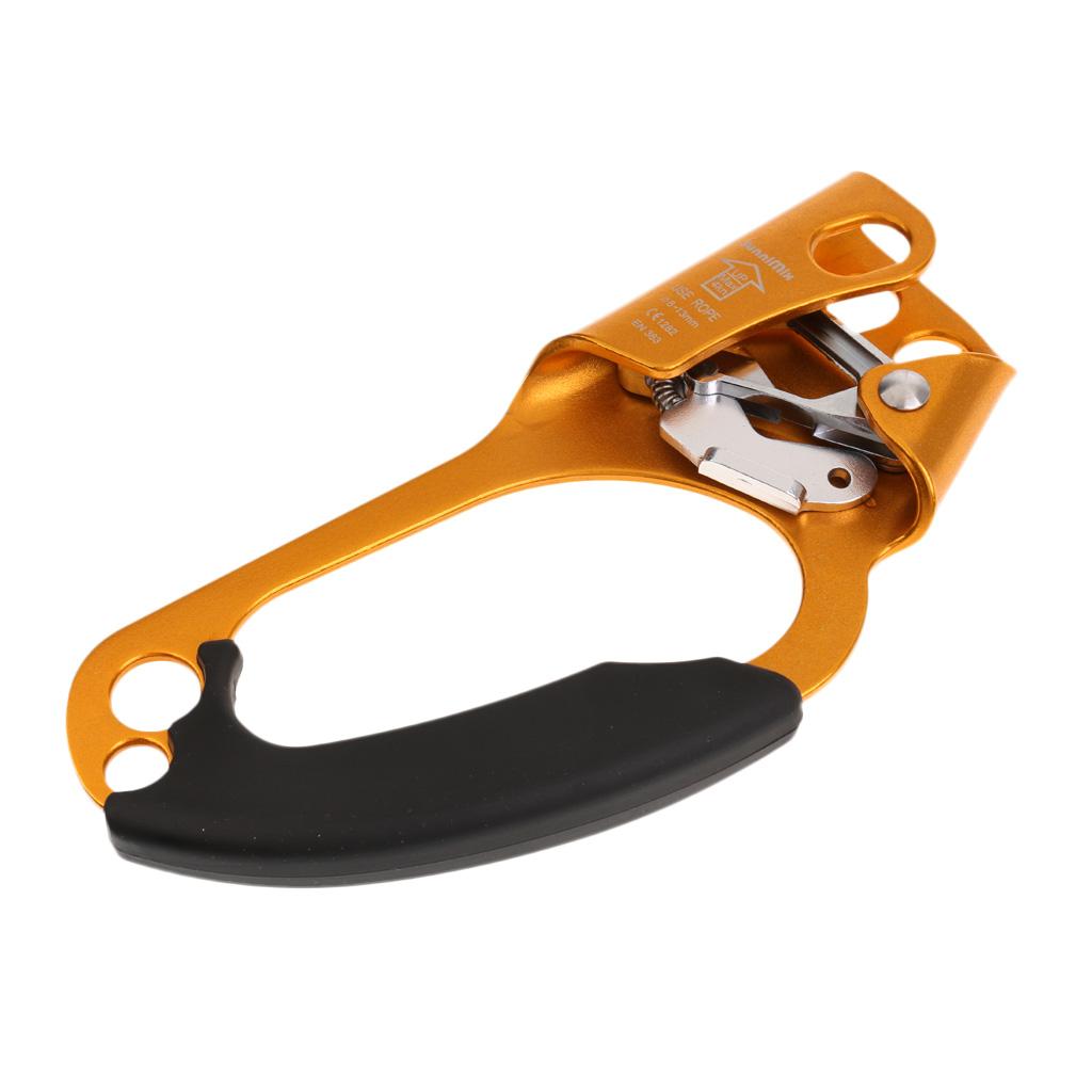 Arborist Tree Rock Climbing Right & Left Hand Ascender Riser 8-13mm Rope Clamp Grasp Device - CE Approved