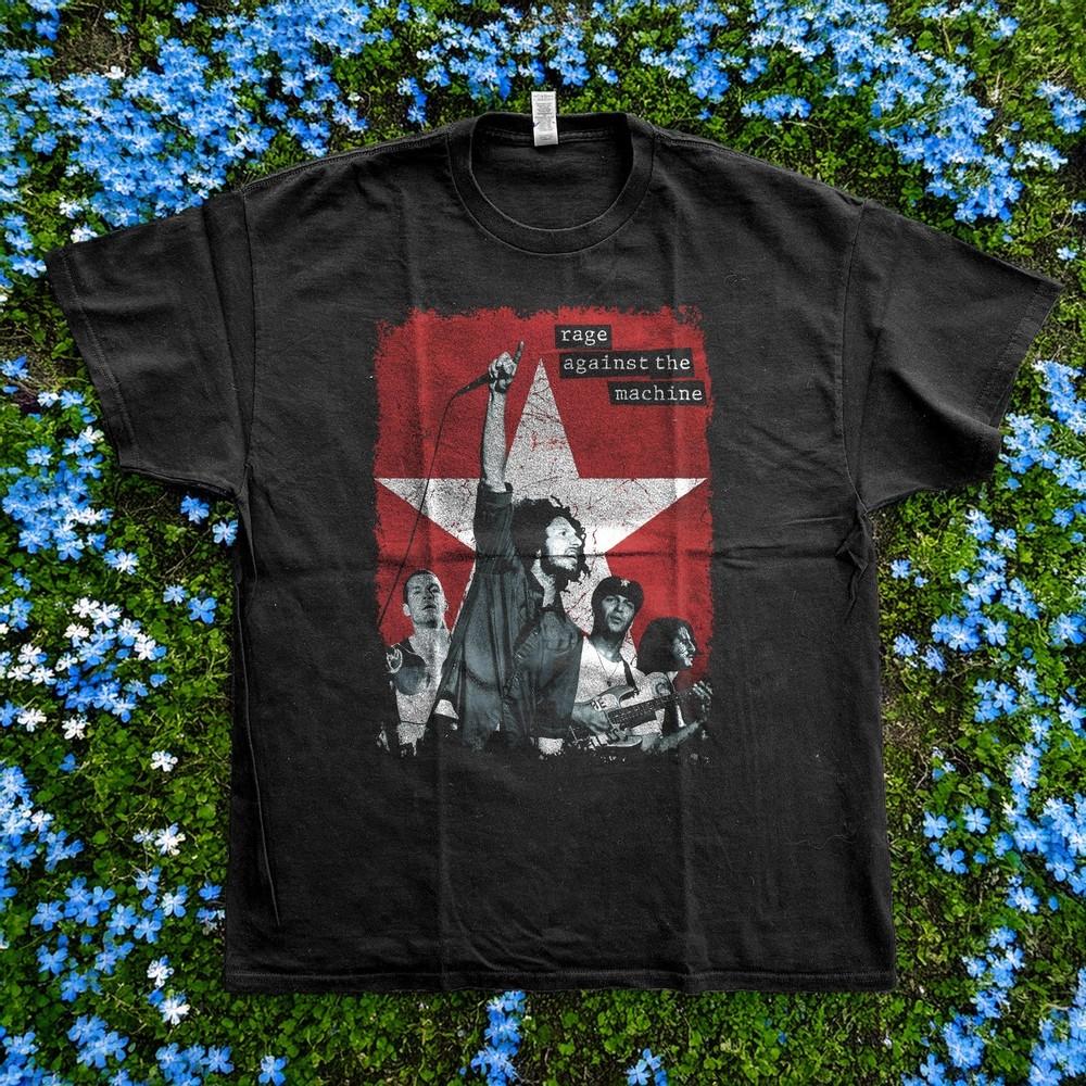 

Rage Against The Machine 2022 Tour Vintage Style Unisex TShirt Black Size S5XL Unisex T-Shirt L