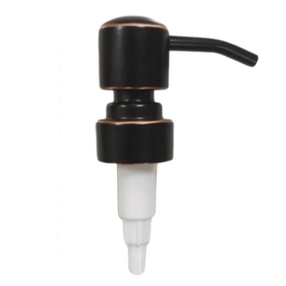 Soap Pump Head Press Type Lotion Pump Head 28/400 Thread Stainless Steel Press Head Bathroom Kitchen Soap Dispenser Head