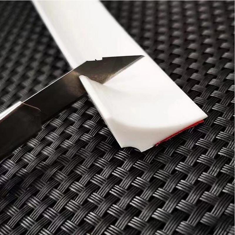 New Silicone Bathroom Water Stopper Strip Dry and Wet Separation Bendable Kitchen Countertop Retaining Shower Dam Flood Barrier