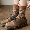 Socks Women Cotton Maillard Socks Autumn Winter Warm Socks Thick Knit Cabin Cozy Crew Soft Socks Gifts Women Colorful Fashion