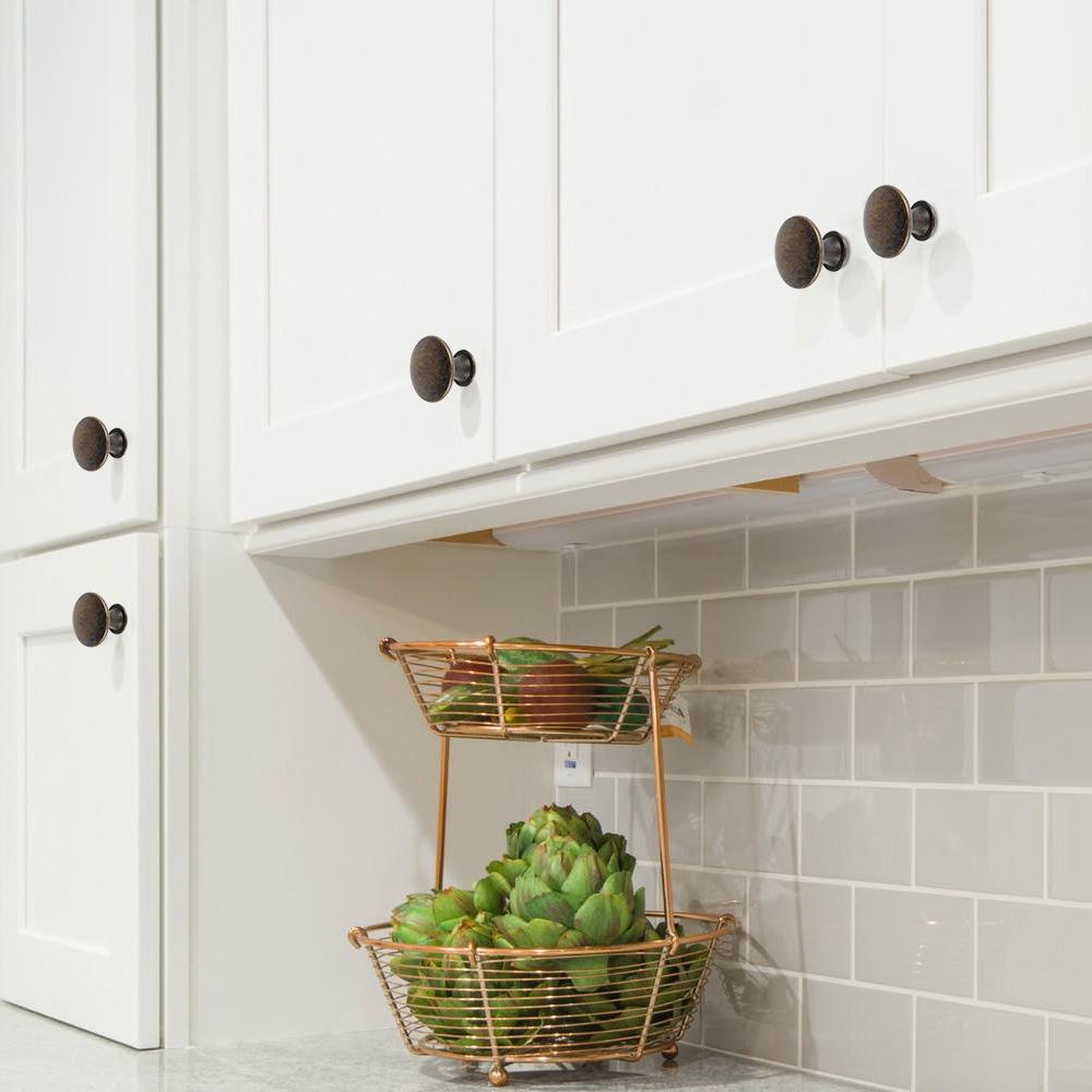 Vintage Knob Cabinet Handles Stainless Steel Drawer Hand Pulls Replacement Furniture Door Hardware Black Silver DIY Knobs