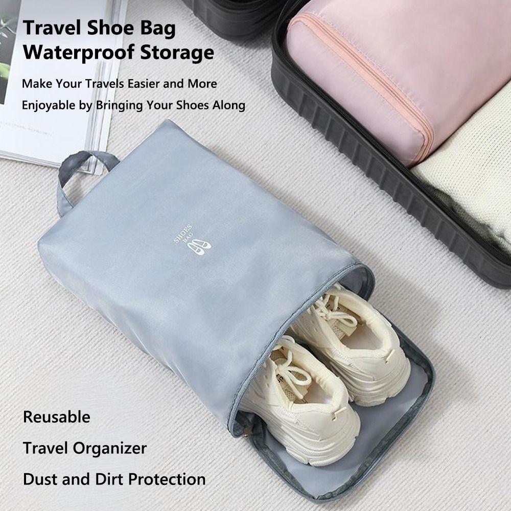 Waterproof Shoe Storage Bag Large Capacity Dustproof Organizer  for Travel Storage Solution
