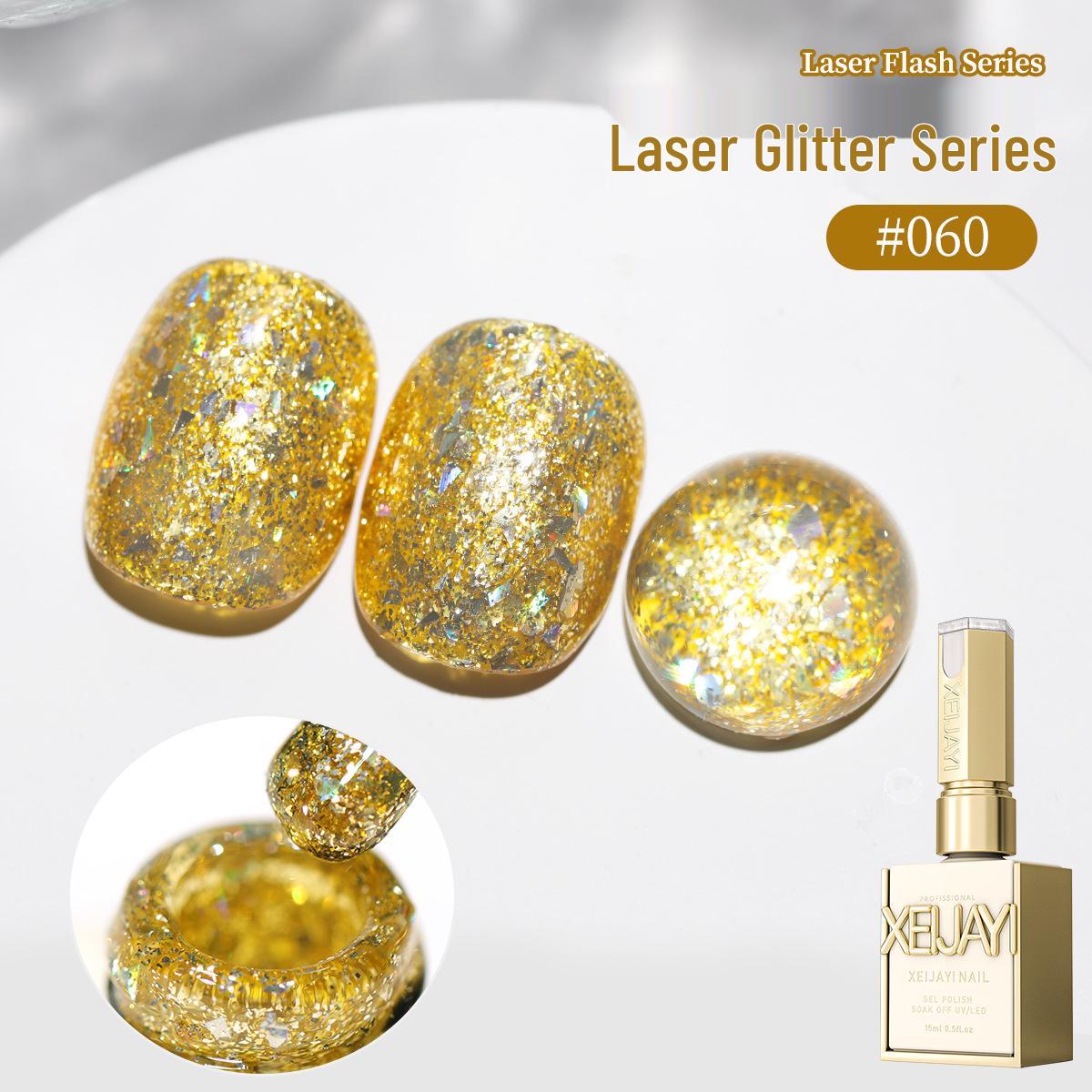 

Трендовый гель-лак 2025 года «Золотой песок на закате»