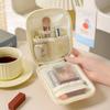 Portable Travel Makeup Bag Cosmetic Organizer Zipper Pouch for Women Girls Daily and Travel Use