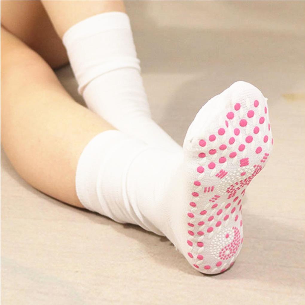 1 Pair Thermal Socks Foot Warmer Cotton Fine Workmanship Safety Massage Tool Household Multifunctional Supple To Washable