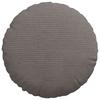 Seat Cushion 2 Pcs Light Grey Ø30 X 13 Cm Cord Fabric