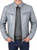 New men's stand-up collar PU leather jacket slim locomotive jacket spring and autumn casual multi-color coat