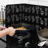 Küche Kochen Braten Öl Spritzschutz Abdeckung Camping Klapp Windschutz Öfen Gas Kochen Windschutzscheibe Anti Splatter Schild Schutz