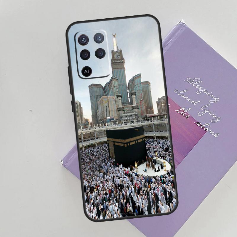 Holy Mosque Makkah Phone Case For Oppo A54 A74 A94 A15 A16 A17 A52 A72 A76 A96 A57 A58 A78 A98 A53S Cover Case