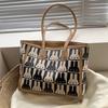 Large-capacity bags, women's versatile 2025 new high-end shoulder bags, large bags, college students commuting tote bags in class