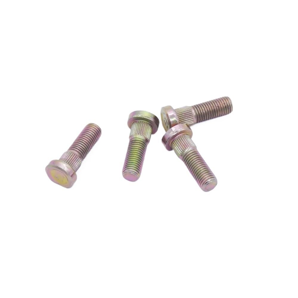 4pcs M10 x 1.25 x 32mm Wheel Rim Hub Stud Bolts Compatible with ATV Buggy Quad Bike Go Kart Parts