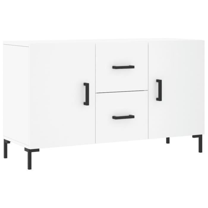 VidaXL Buffet blanc 100x36x60 cm bois d'ingénierie 828172