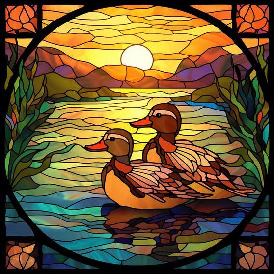

Custom size Window Film Stained Glass Films Frosted Privacy Static Cling Retro Bird Peacock Sticker Bathroom Skylight Decor (as the picture,30X30cm)