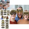 Decoration Paper Party Glasses Retirement Theme Game Photo Props Vzard Mask