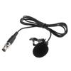 Phantasmia Lavalier Microphone 3.5mm 3Pin XLR 4Pin Compatibility 1m Cable Condenser Unidirectional Vocal Speech Dance Sports Instrumental Solo