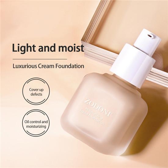 30Ml Light-Feeling Moisturizing Cream Liquid Foundation Isolation Concealer Natural Long-Lasting Makeup