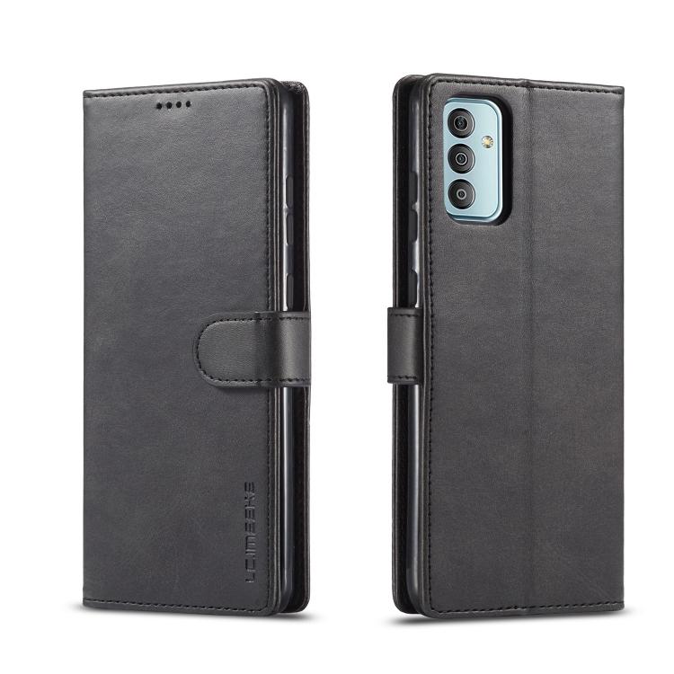 

For Samsung Galaxy A23 5G LC.IMEEKE Calf Texture Leather Phone Case For Samsung Galaxy A23 5G чёрный