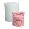 Heart Box Shaped Candle Making Molds Valentine's Day Candle Mold Handmade Soap Moulds Silicone Material for Hand-Making