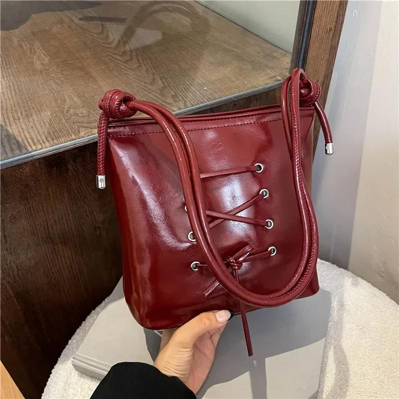 Large Capacity Women's Tote Bag  Versatile Texture  Single Shoulder  Crossbody Bag  Elegant  Pendular