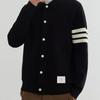2024 Men's High-Density Jacquard Knitted Cardigan Jacket for Spring & Autumn