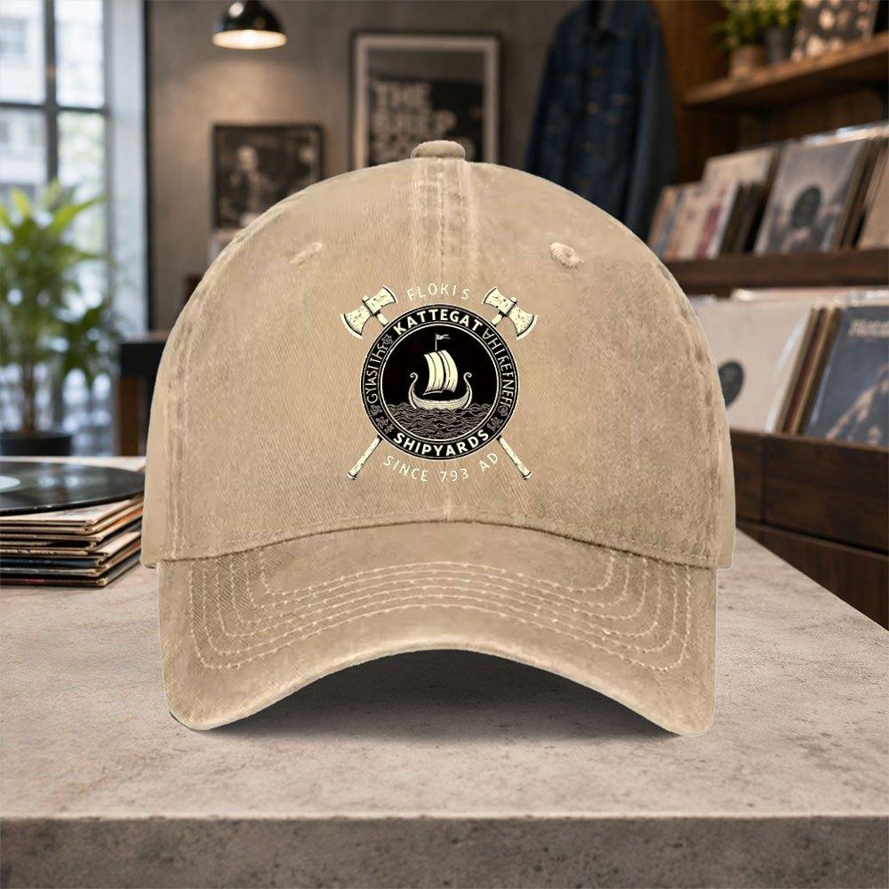 Viking Pirate Ship Baseball Cap Unisex Lightweight Adjustable Hook Loop Hat For Men Women Saint Day Themed Parties