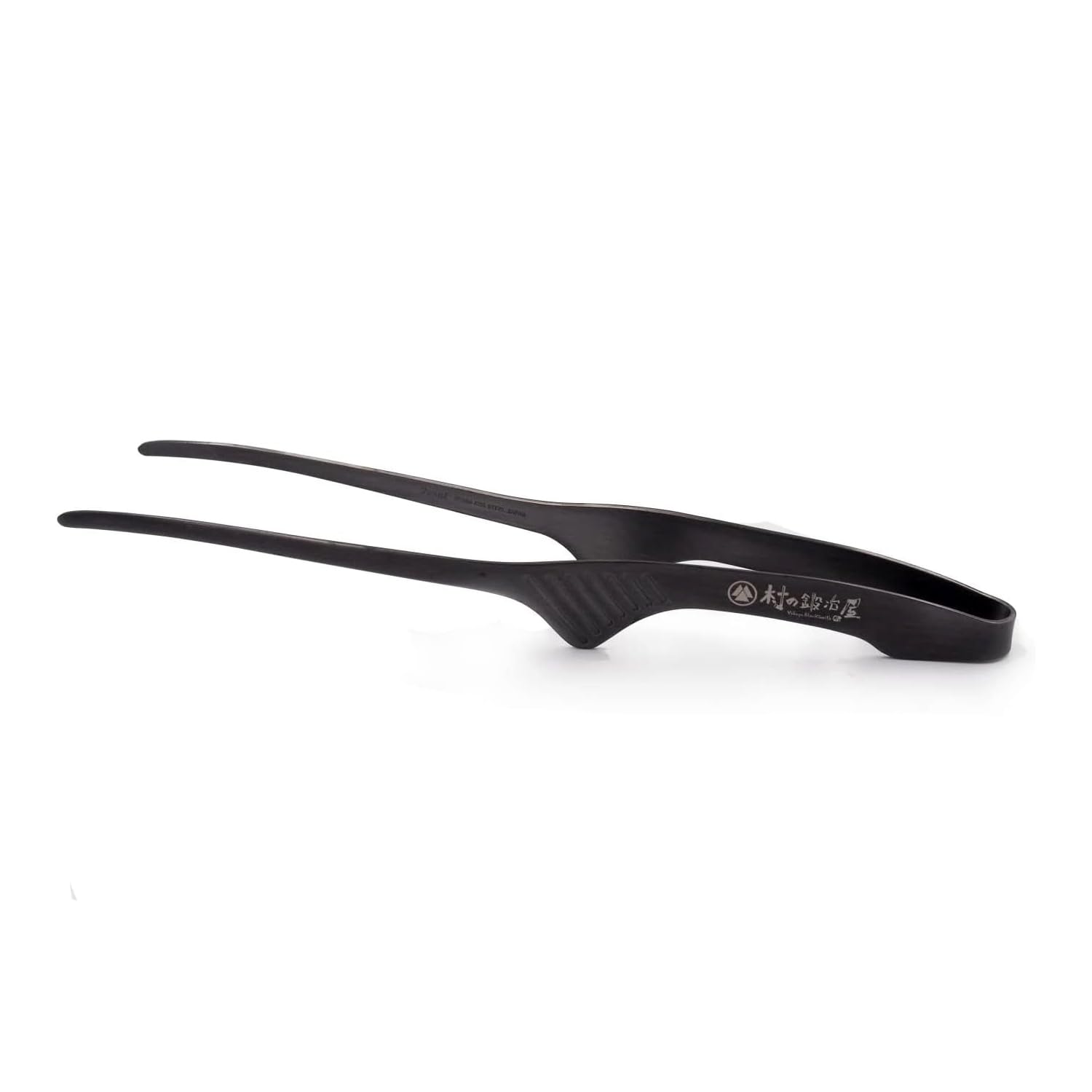 

[Made in Tsubame-Sanjo] Todai x Mura no Kajiya Stainless Steel Yakiniku Tongs, Black Oxide Color, Made in Japan (Regular, 240mm)