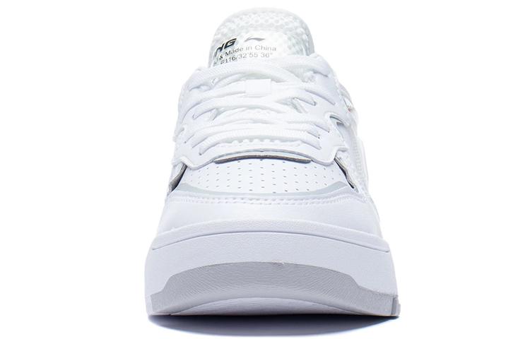 Li Ning Wave V1 Low top Skateboard Shoes Women's White AGCS030-3