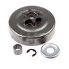For STIHL-MS170,180-Parts Chainsaw Clutch Drum Sprocket 3/8 6T Washer E-Clip Kit